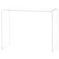 Peek Acrylic Console Table waterfall