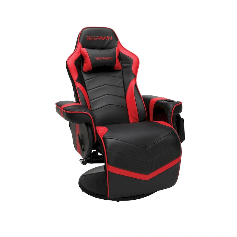 Poltrona reclinabile da gaming Racing Style 900 con poggiapiedi